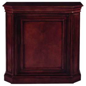 BAR CABINET W/ SPINDLE - ENGLISH TUDOR
