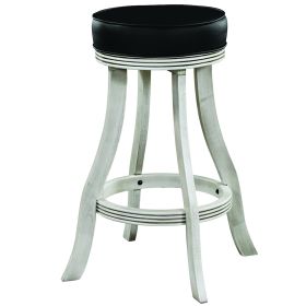 BACKLESS BARSTOOL - ANTIQUE WHITE