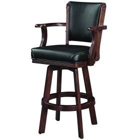 furnSWIVEL BARSTOOL WITH ARMS-CAPPUCCINO