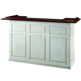 72" BAR - ANTIQUE WHITE