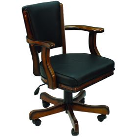 gSWIVEL GAME CHAIR - CHESTNUT