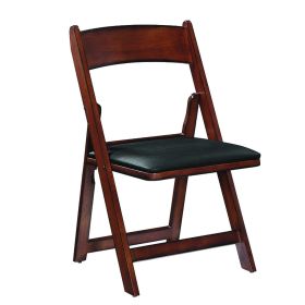 FOLDING GAME CHAIR - CHESTNUT