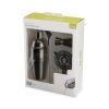 Gunmetal Black Barware Set by True
