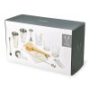 17-Piece Stainless Steel Barware Set in Silver Viski