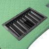 INO Design 94" Premium Oval Round Stud Rivet Decorate Green Felt Poker Table With Stylish Clawfoot Legs