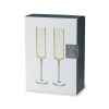 Laurel Crystal Champagne Flutes Viski