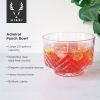 9-piece Admiral Punch Bowl with Tumblers Viski