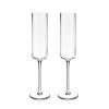 Laurel Crystal Champagne Flutes Viski