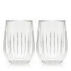 Double Walled Wine Glasses Viski