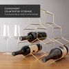 Gold Geo Counter Top Wine Rack by Viski