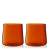 Aurora Cocktail Tumblers in Amber Viski