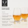Footed Crystal Scotch Glasses by Viski