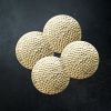 Hammered Brass Coasters by Viski