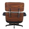 Large Version Genuine Leather Lounge Chair Club Seat Armchair Ottoman 8 Layer Plywood Frame Living Room Furniture