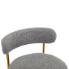 COOLMORE Bar Stools Industrial Pub Barstools with Back and Footrest, Modern Armless Bar Height Stool Chairs Set of 2