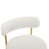 COOLMORE Bar Stools Industrial Pub Barstools with Back and Footrest, Modern Armless Bar Height Stool Chairs Set of 2