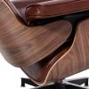 Aniline leather Club Seat armchair 8 layer plywood frame lounge chair with ottoman